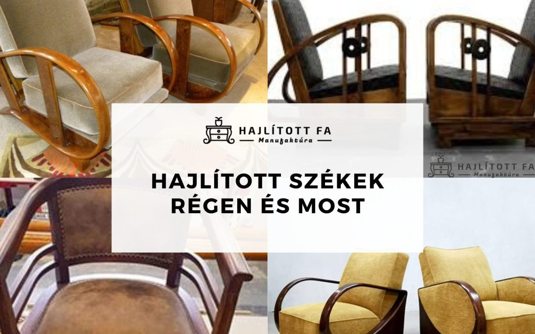 Design székek – luxus hajlított fa székek