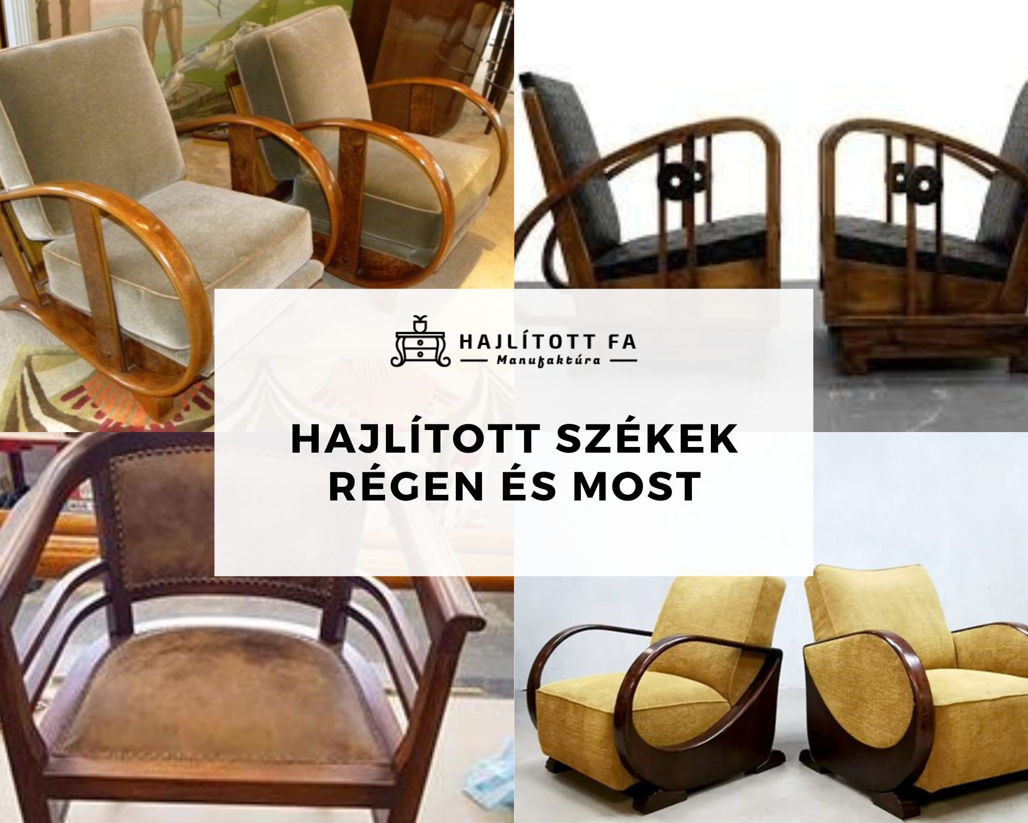 Design székek - luxus hajlított fa székek