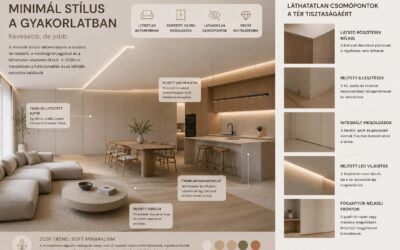 A modern minimál ház lakberendezése – a minimalista stílus jellemzői és 2026 trendjei